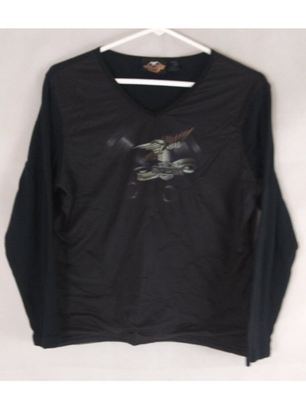 Harley Davidson Motor Clothes Women's Freedom Forever Design Shirt Size Large